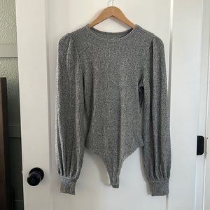 Gray Hollister bodysuit size S